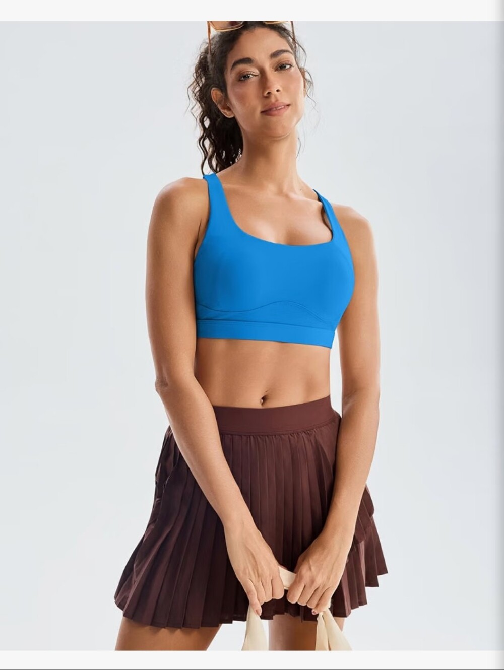 Everyday Scoop Sports Bra - Bright Blue